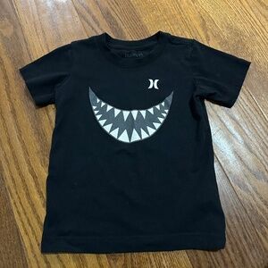 Hurley Black Graphic T-Shirt Boys Size 4T
